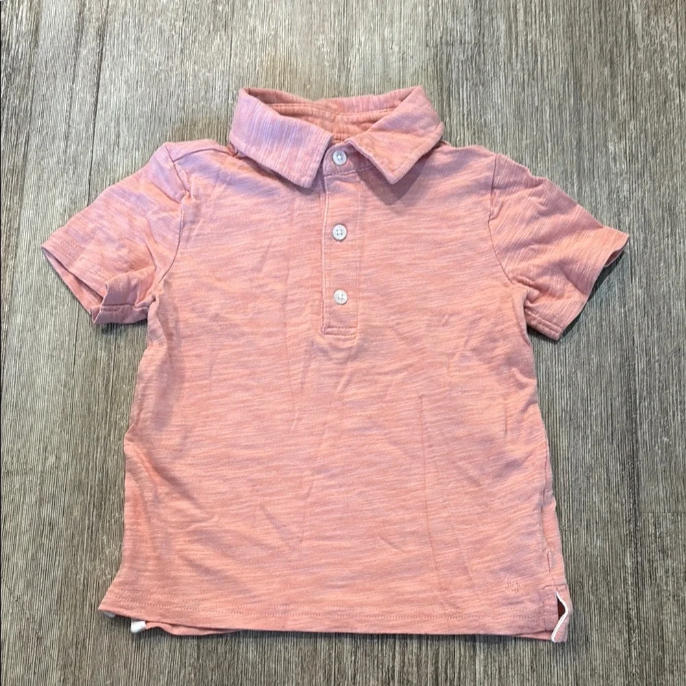 Janie and Jack Coral Polo Shirt - Picture 1 of 4